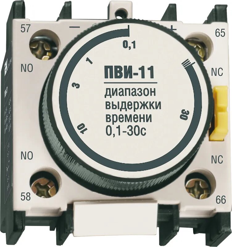 Вспомогательные элементы и аксессуары IEK Приставка ПВИ 11 0.1-30 сек IEK KPV10-11-1