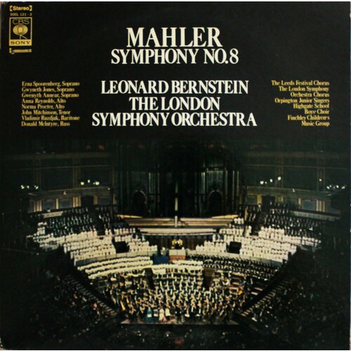 Виниловая пластинка Mahler: Symphony No. 8 - Leonard Bernstein / The London Symphony Orchestra, 2LP