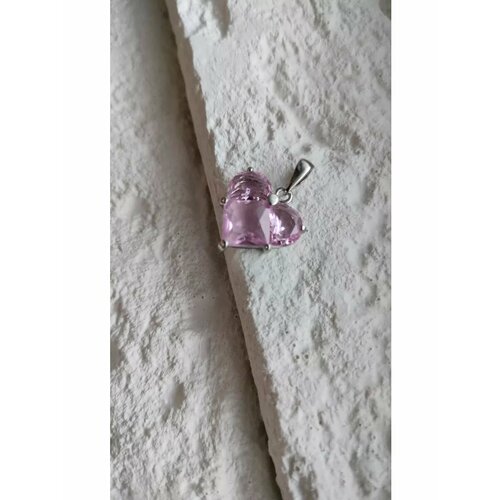 Моносерьга , кристалл, серый