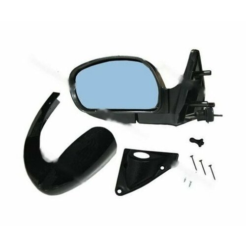 Зеркало боковое 2108-099 2113-15 левое антиблик голубой трос с. петербург