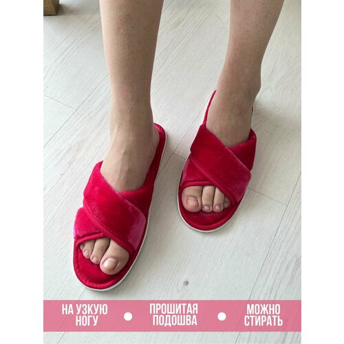 фото Тапочки tapmoda, размер 37, малиновый