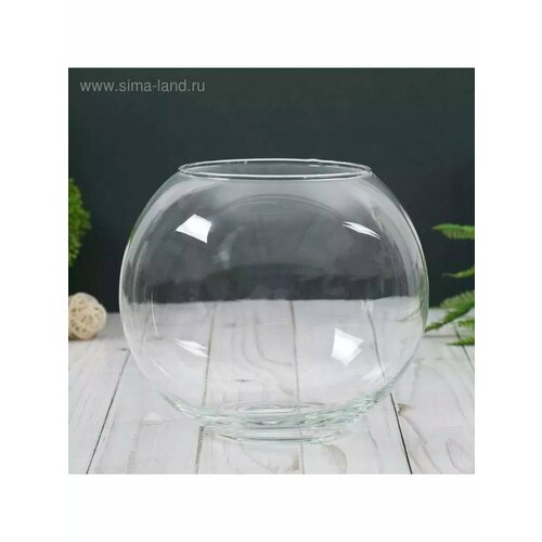 Ваза шар для цветов стеклянная 149х172 см 24 л 1310₽