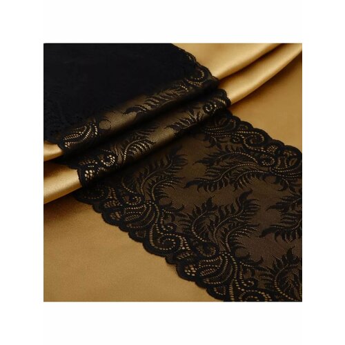 Кружево стрейч лента тесьма декор 21см 27м 729₽