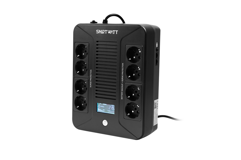 SMARTWATT Ибп UPS SAFE PRO LCD 800 SMARTWATT