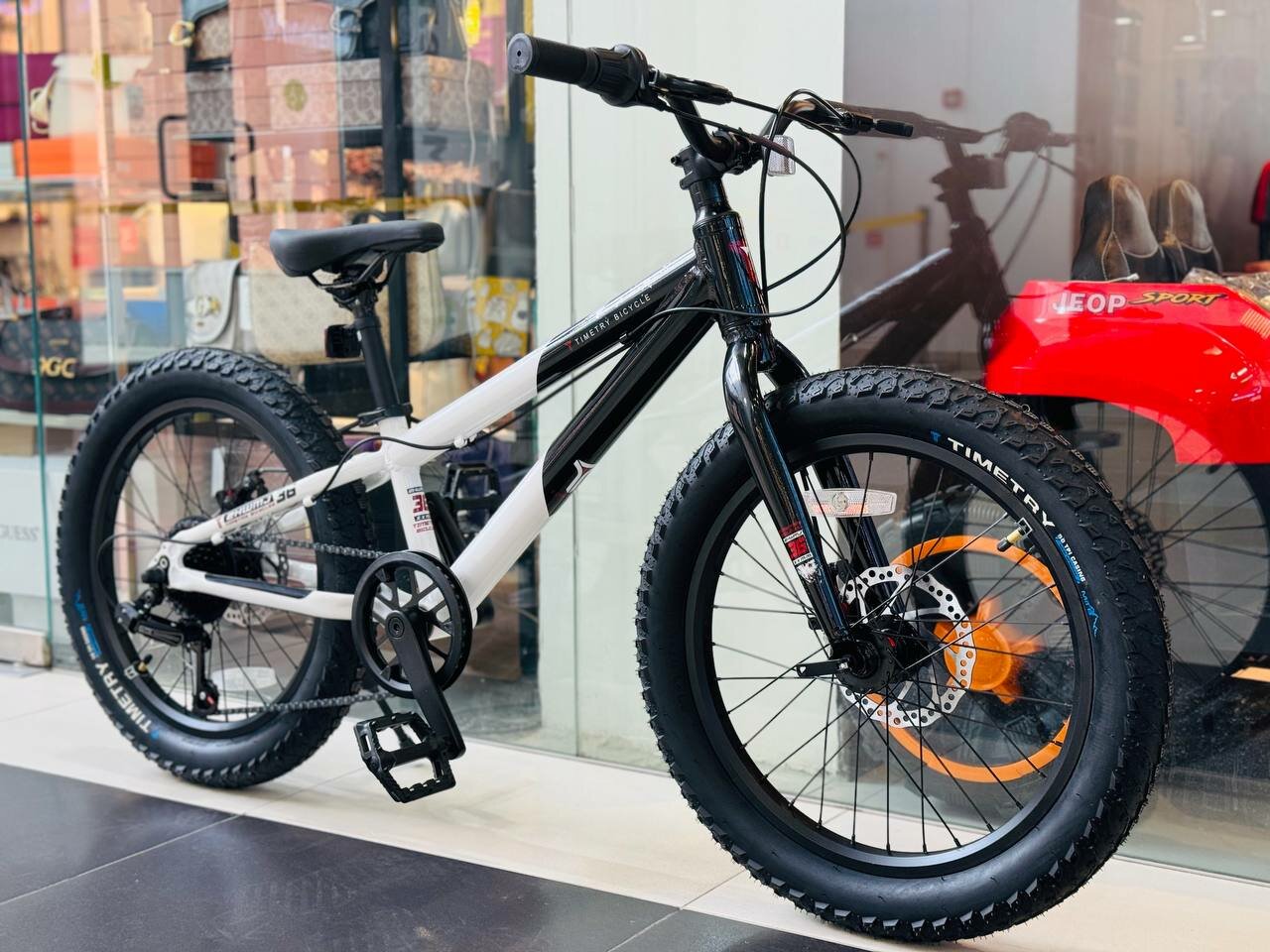 фото Велосипед горный скоростной TT292 7s 24' дюймов / мужской и женский для прогулки / скоростной, спортивный велик черный / белый