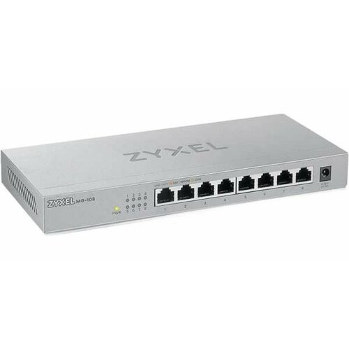 Коммутатор Zyxel XMG-108-ZZ0101F 8x25Гбитс 1SFP неуправляемый 21900₽