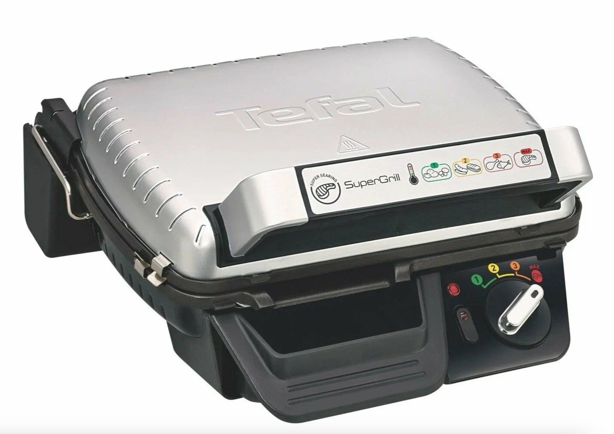 Гриль Tefal SuperGrill Standard GC450B32, стальной