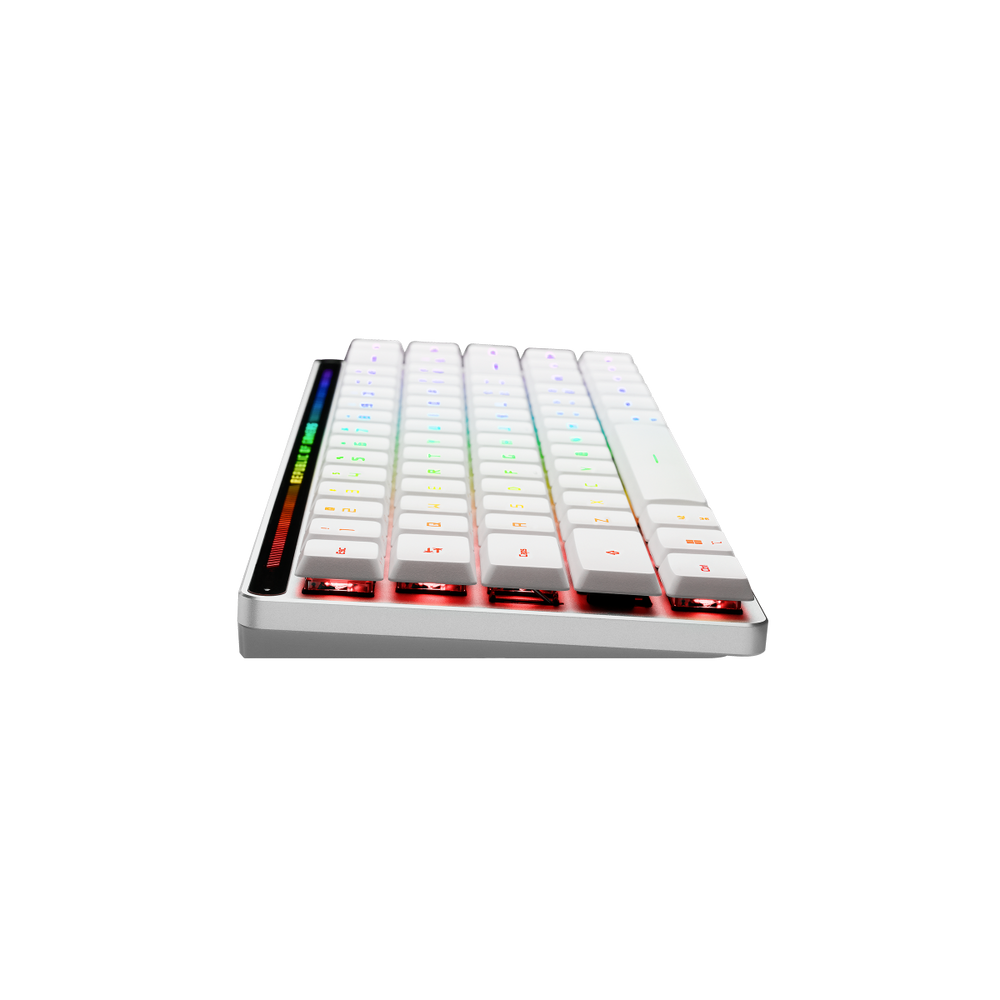 Клавиатура беспроводная механическая ASUS ROG Falchion RX Low Profile (Red switch), USB, Bluetooth/Wireless, RGB, Белый, 90MP03EC-BKRA10 - фото №12