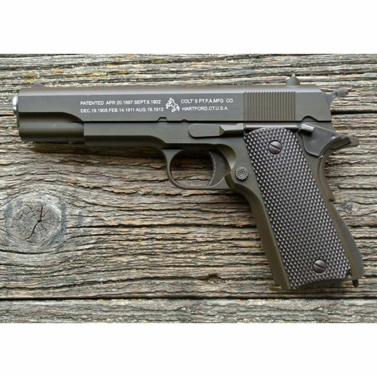 Игрушечный пистолет металлический K-116DS, AIR SOFT GUN