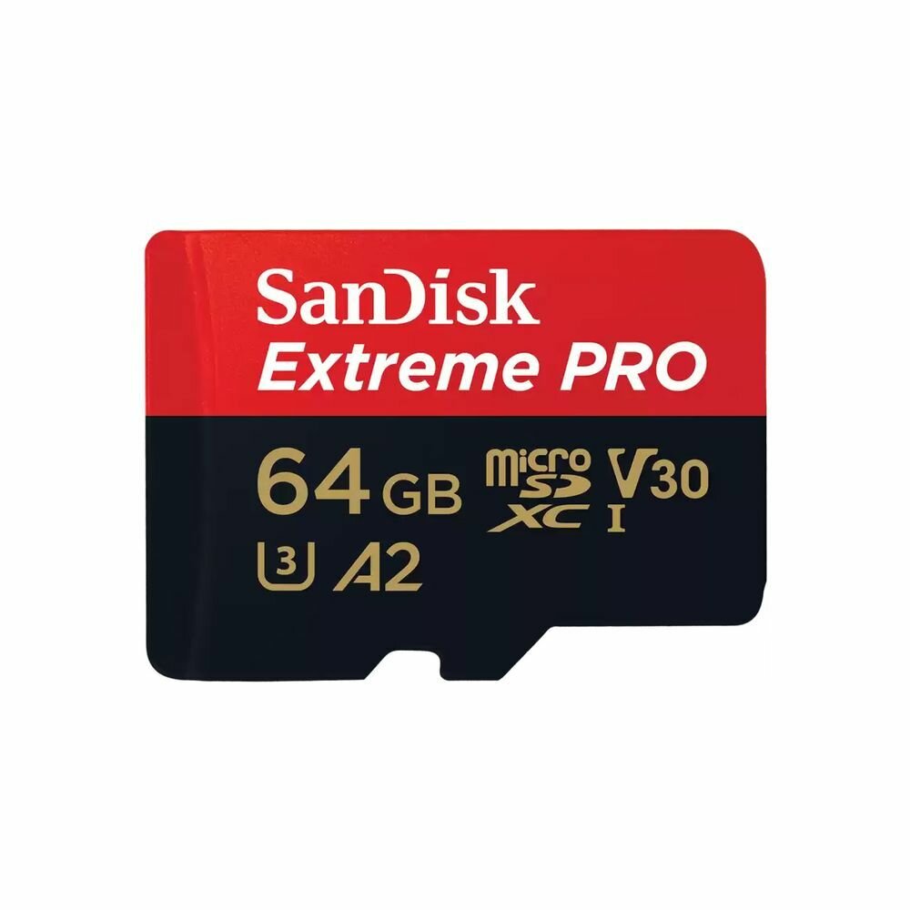 Карта памяти SanDisk Extreme Pro microSD UHS I Card 64GB 200MB/s уц-3-1