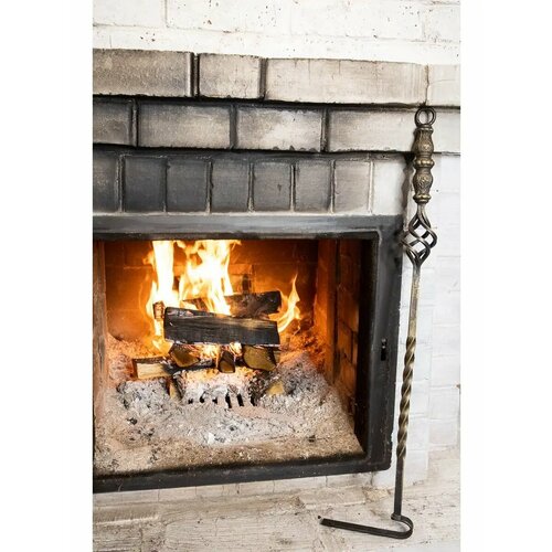 Кочерга для мангала, камина и бани