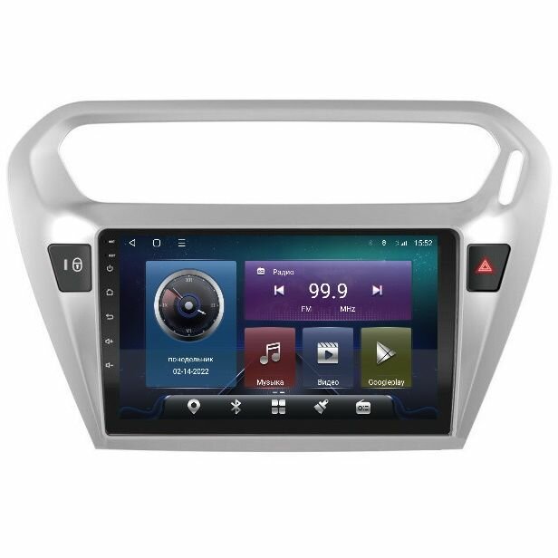 Магнитола CRS-300 Пежо 301 Peugeot 301 2012-2020 с Android 13 - Процессор 8 ядер - Память 6+128Gb - Carplay - DSP 36 полос - 4G(Sim)