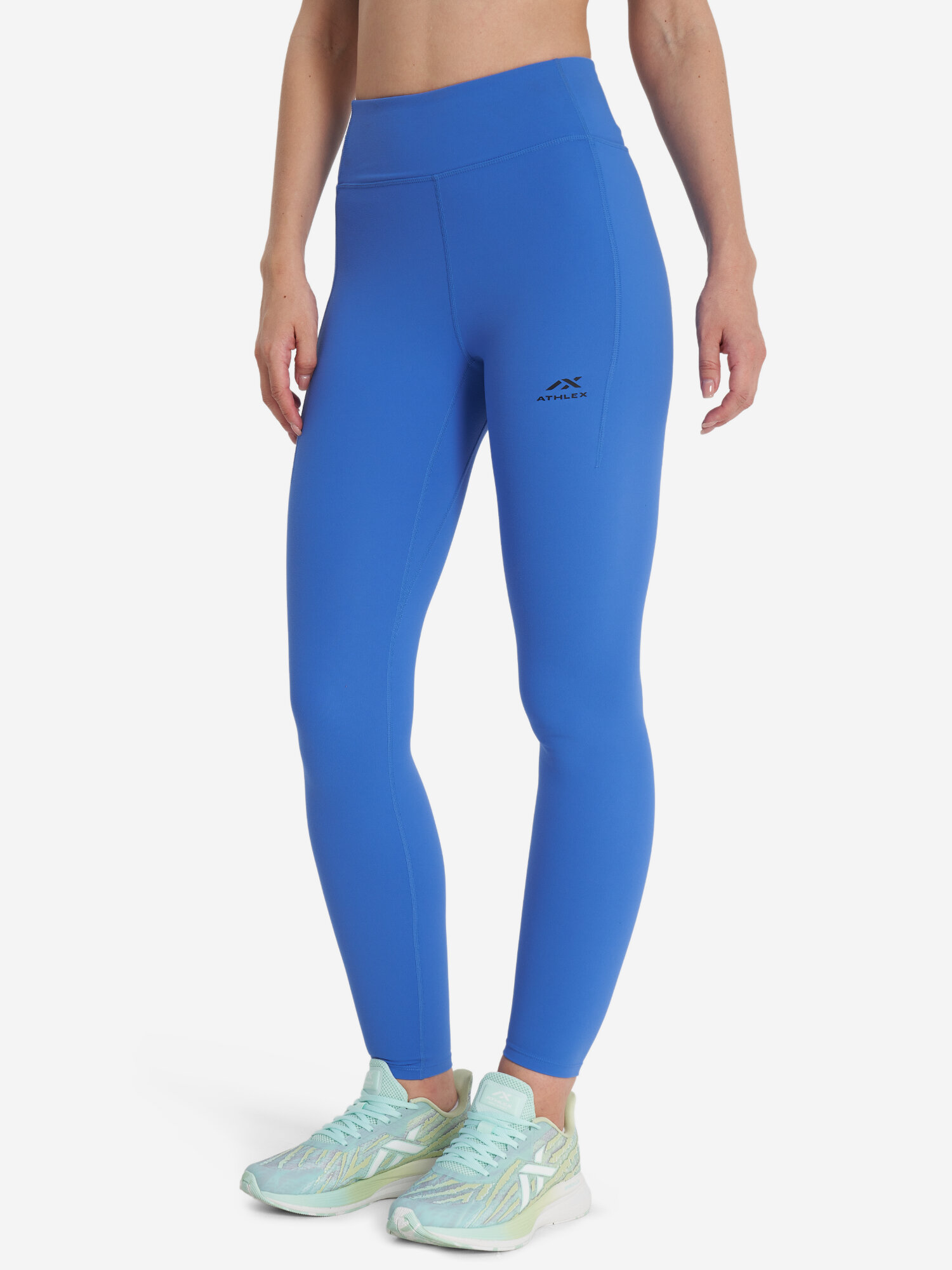 Легинсы спортивные ATHLEX Everyday Leggins, размер 46, cиний