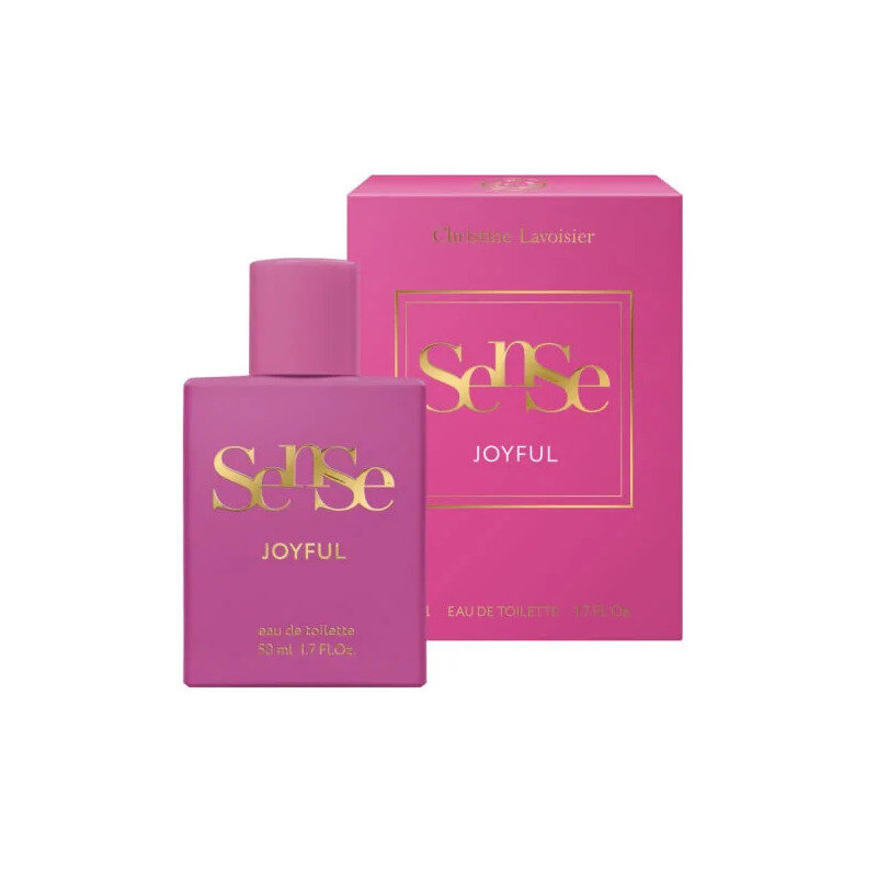 Сладкие духи Christine Lavoisier Parfums Sense Joyful / Туалетная вода 50 мл / Аромат Кристин Лавуазье Парфюмс Саенс Джойфул / Парфюм для женщин