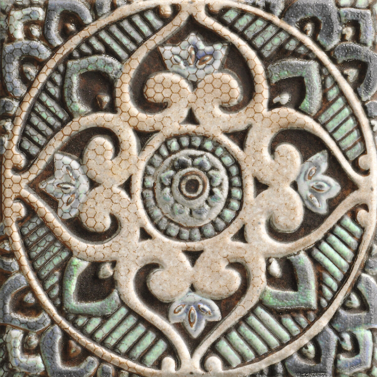 Изображение Плитка Mainzu Mandala Centro Matt 20x20 PT02776 орнамент матовая изностойкая