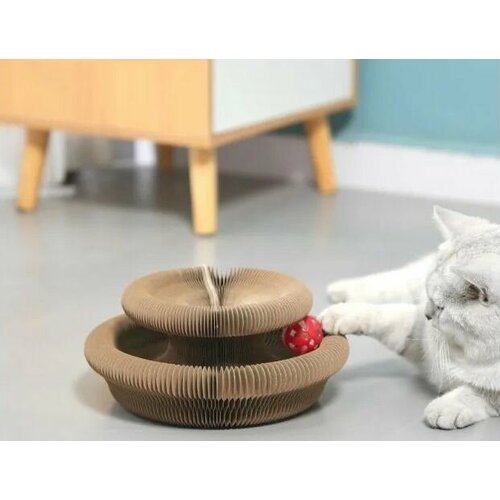 Игрушка когтеточка для кошек с мячом 935₽