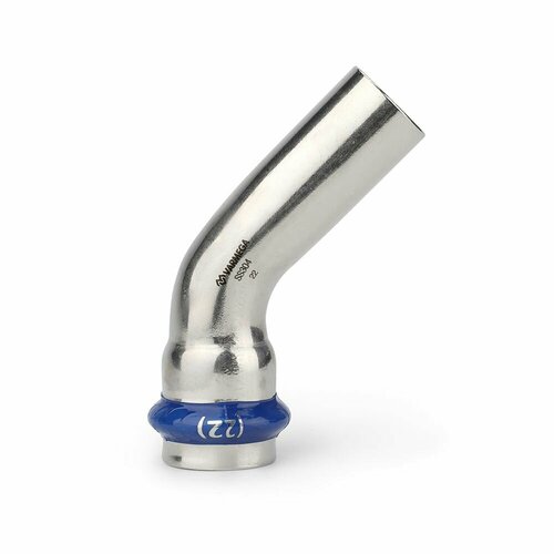 Угольник 45 однораструбный Varmega Inox Press VM713002828, 28 28a мм