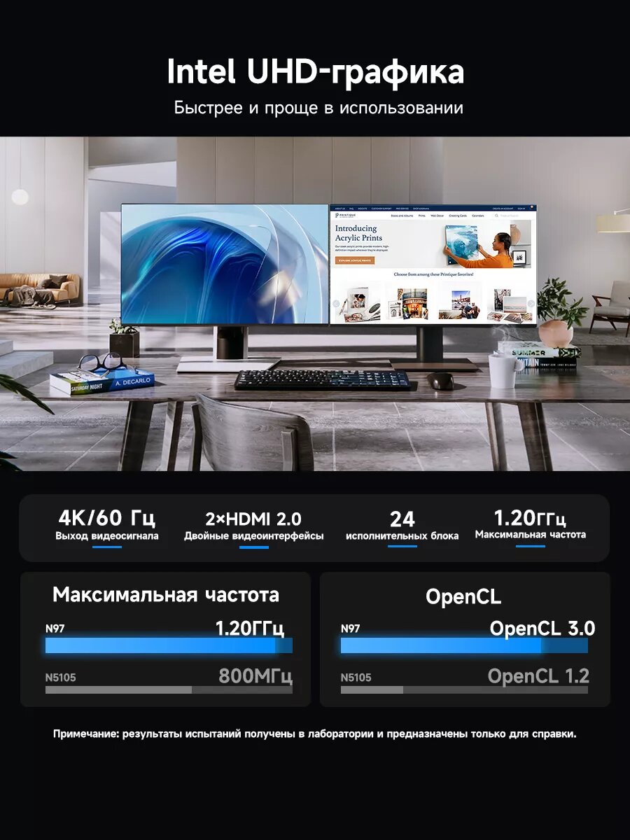 Мини ПК BMAX B4 Pro Intel N97 16 ГБ ОЗУ и 512 ГБ SSD Windows 11 — фото 1
