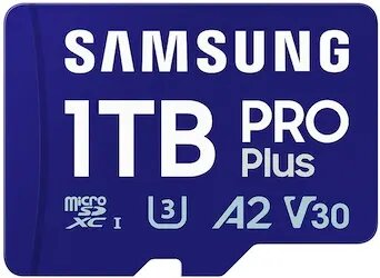 Карта памяти 1Tb MicroSD Samsung PRO Plus + SD адаптер (MB-MD1T0SA)