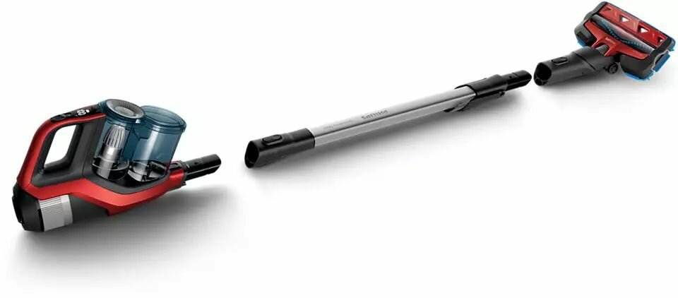 Беспроводной пылесос Philips SpeedPro Max XC7043/01 2-в-1 с турбощеткой в комплекте, красный — фото 1