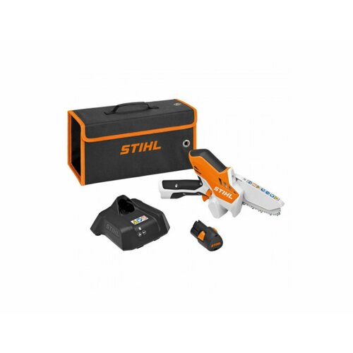 Аккумуляторный цепной сучкорез Stihl GTA 26, 2 А·ч, 10.8 В, с АКБ и ЗУ оранжевый, черный, белый