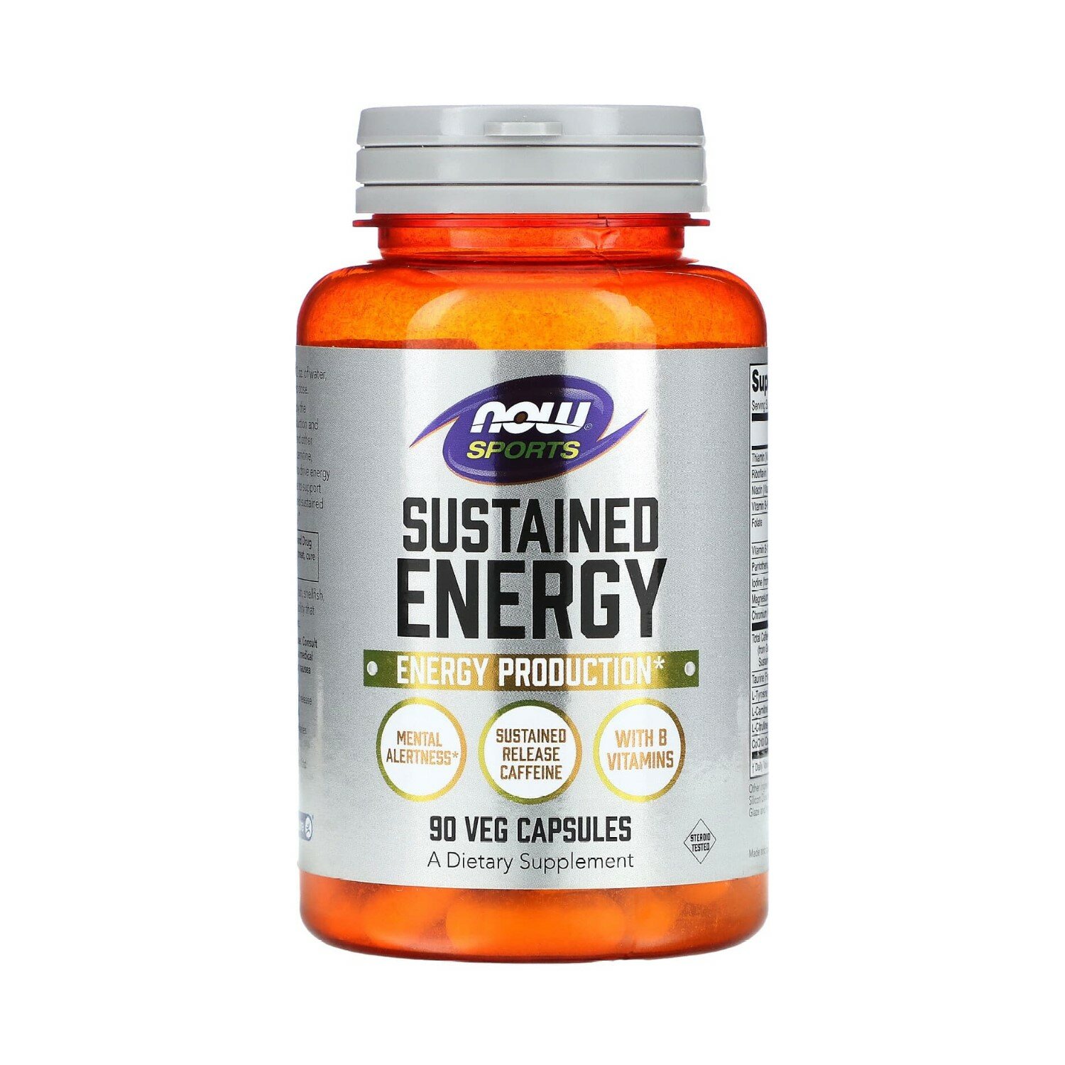 NOW Sustained Energy 90 капсул