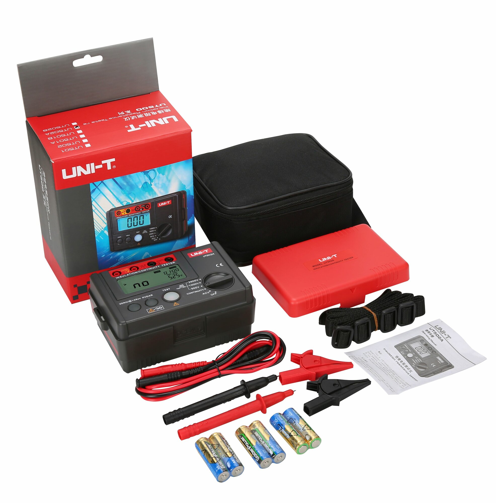 Изображение Измеритель сопротивления изоляции UNI-T UT502A