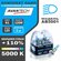 Лампа галогенная высокотемпературная Avantech H11 12V 55W (100W) 5000K, комплект...