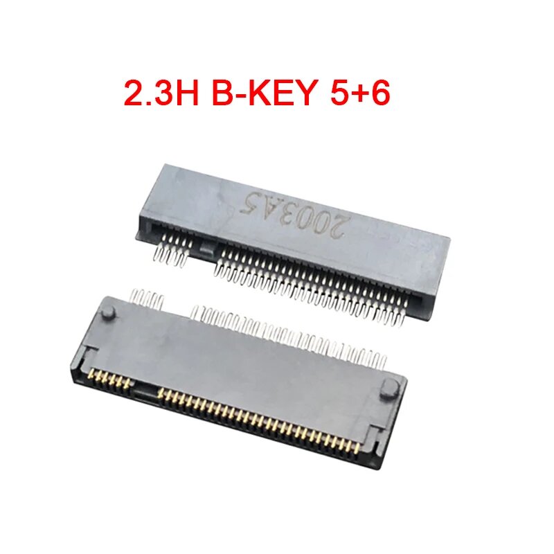 Разъём M.2 67P A E M KEY NGFF для SSD 2.3H B-KEY