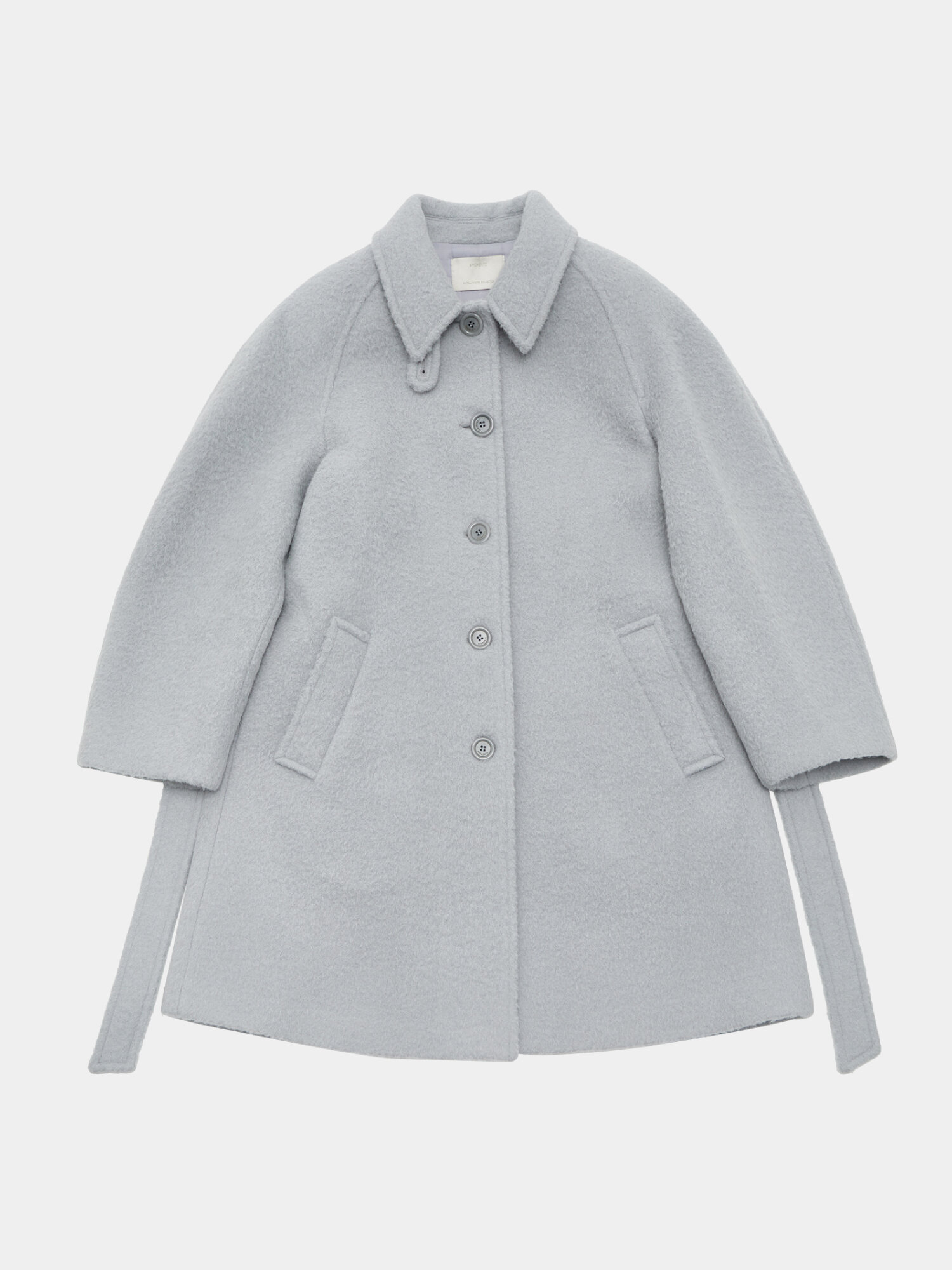 Пальто AMOMENTO Alpaca Raglan, размер S, голубой