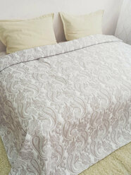 Покрывало Бизнес Стиль гобелен индия, светло-серый, 220*260 см