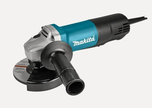 Изображение товара Угловая шлифмашина Makita "9558HPG", фиксация шпинделя, плавный пуск, 840Вт