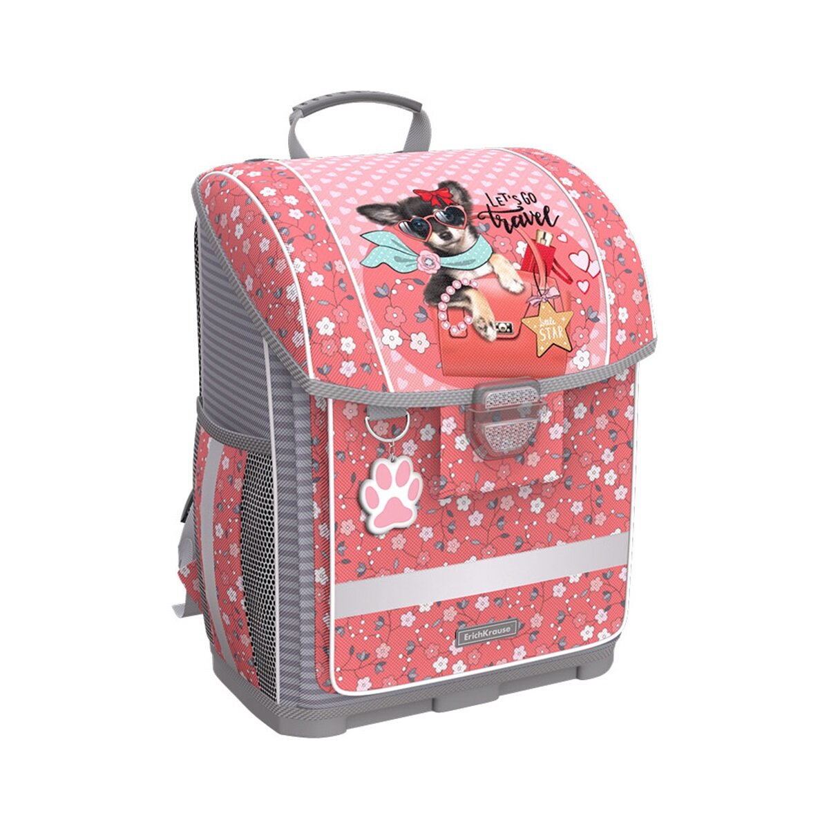 Ученический ранец ErichKrause ErgoLine. Mini Traveler, пласт. дно, груд. перемычка, 16L