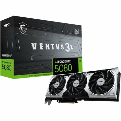 Видеокарта Msi GeForce RTX 5080 VENTUS 3X OC PLUS 16G 199999₽