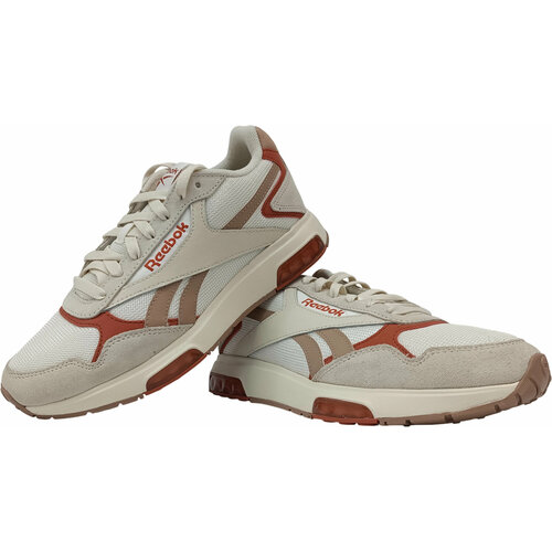 фото Кроссовки reebok glide dmx, полнота f, размер 11 us, коричневый, бежевый, красный