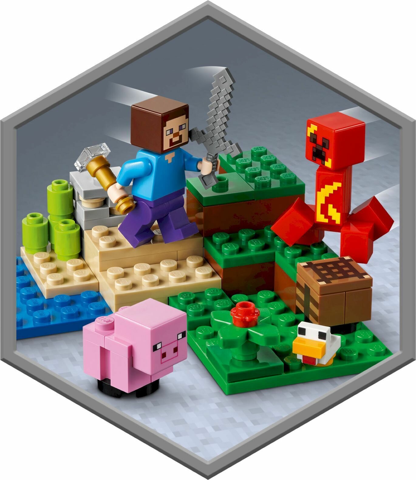 Конструктор LEGO Minecraft 21177 Засада Крипера — фото 1