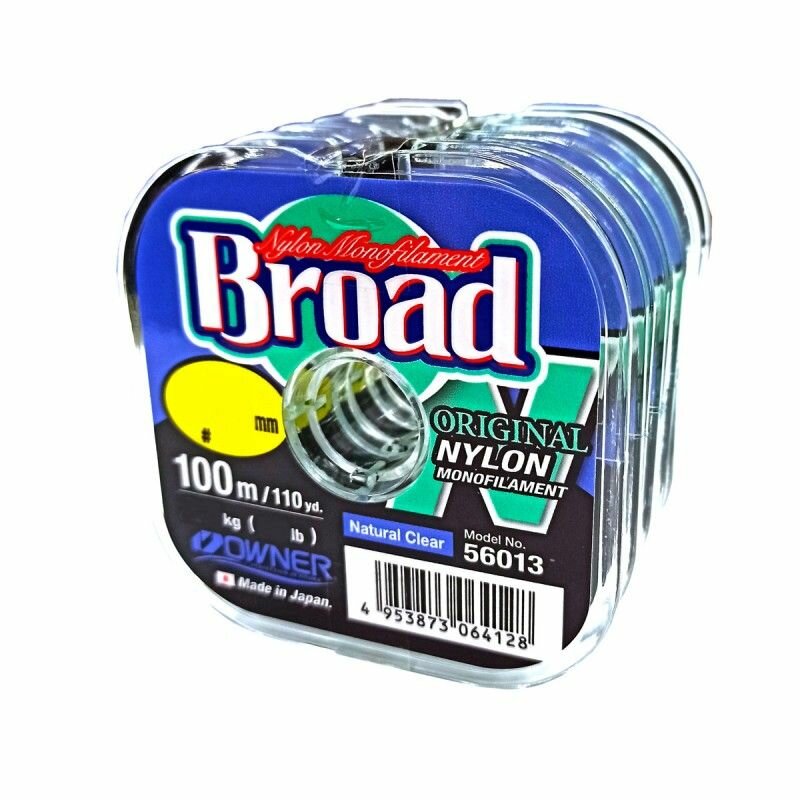 OWNER Леска Broad 100м 0,28мм 7,2кг