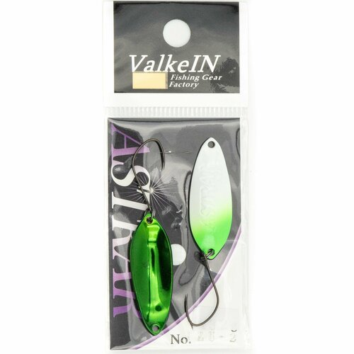 Блесна на форель ValkeIN Astrar, 3.2 г, IZU-02 Green Glow