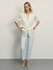 Джинсы Zarina straight cropped