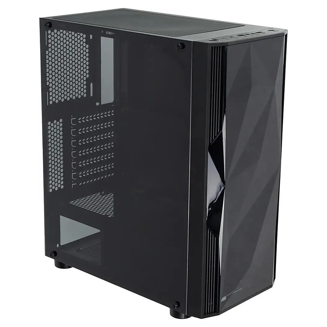 Корпус для компьютера Formula F-3401 V1 Midi-Tower, без БП, черный
