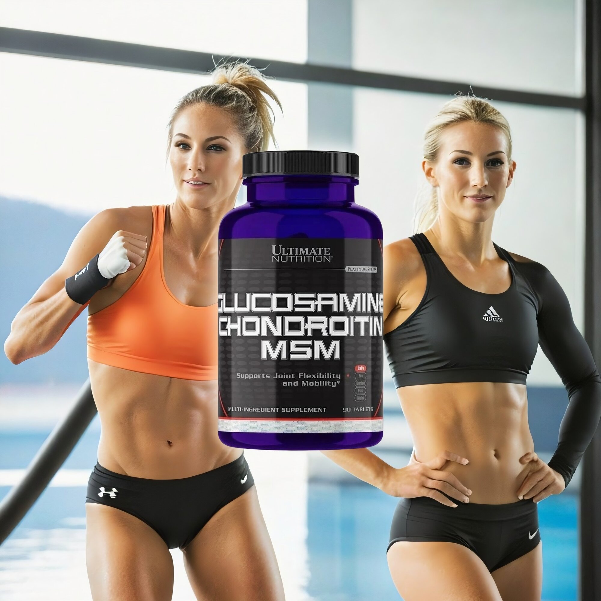 Защита и восстановление суставов Glucosamine Chondroitin MSM 90 табл (Ultimate Nutrition) — фото 1