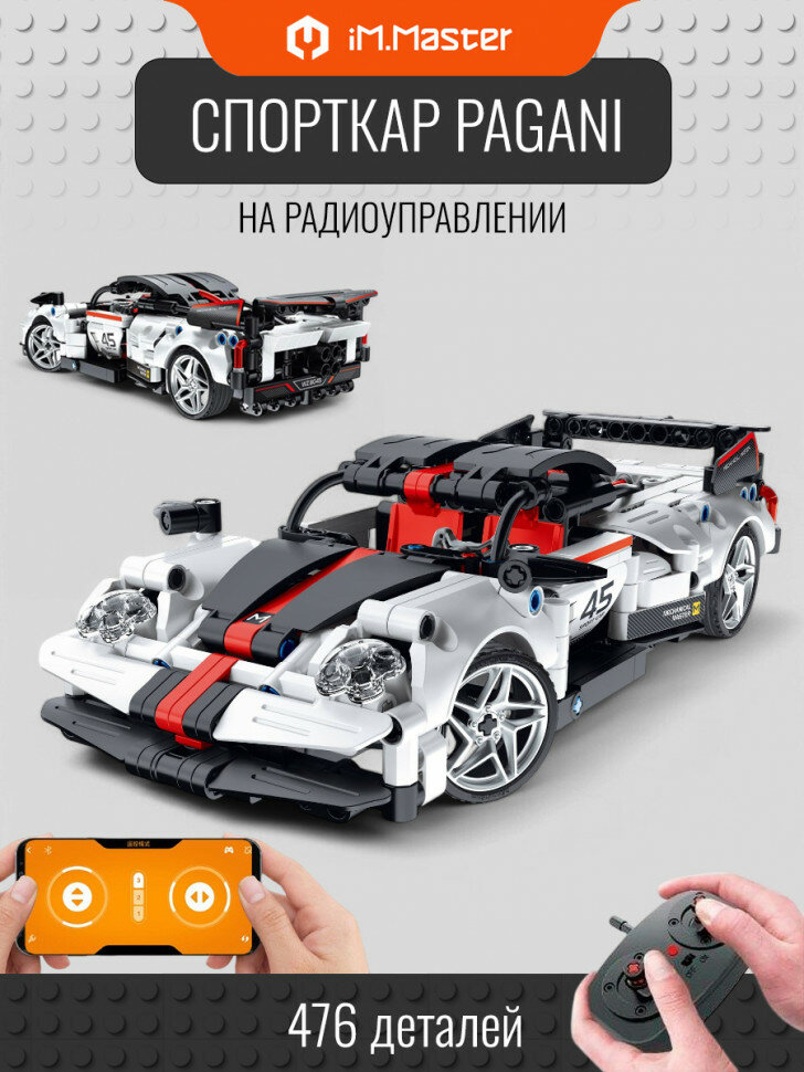 Конструктор iM.Master Спорткар Pagani на радиоуправлении 8045