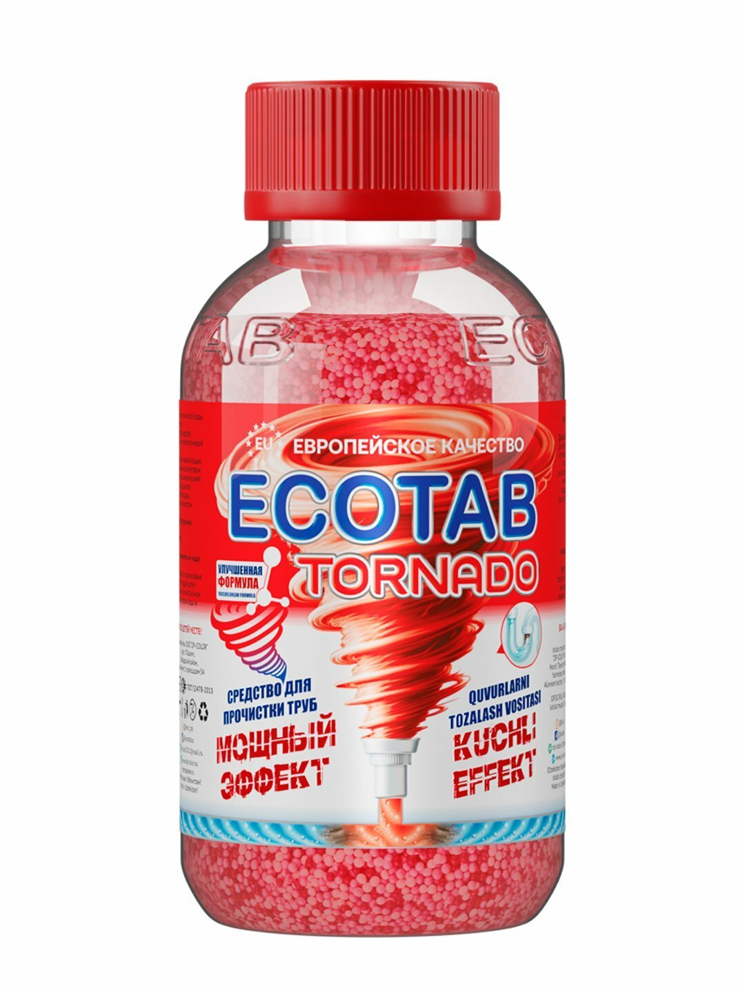 ECO TAB TORNADO от засоров, cредство для прочистки труб, антизасор — фото 1