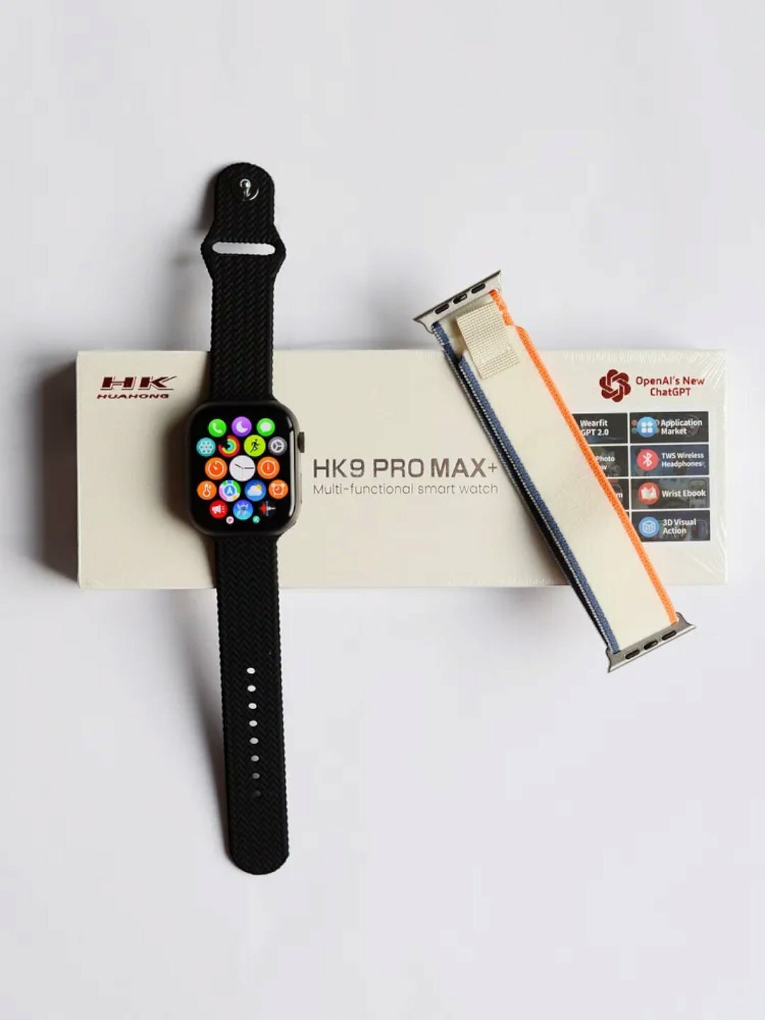 Умные часы HK 9 Pro Max Plus + I watch, Amoled