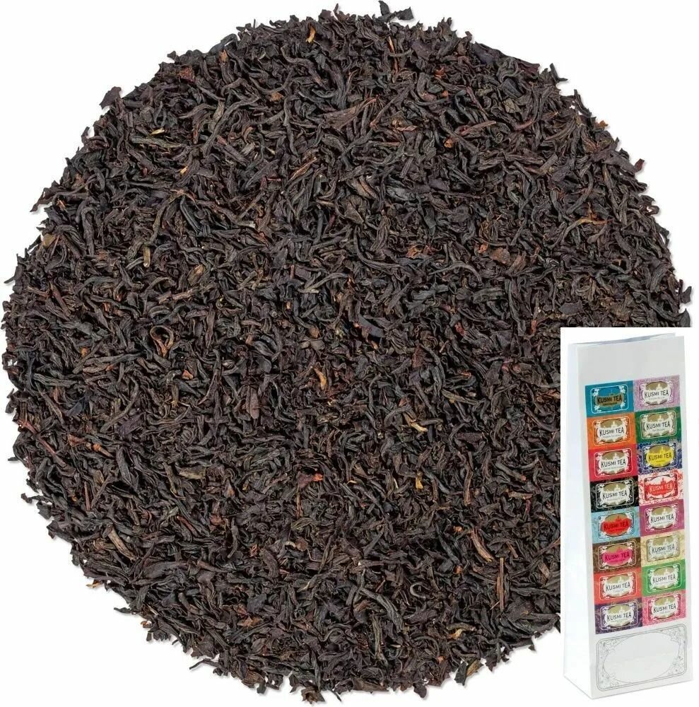 Чай "KUSMI TEA" черный листовой "St.Petersburg" 100г