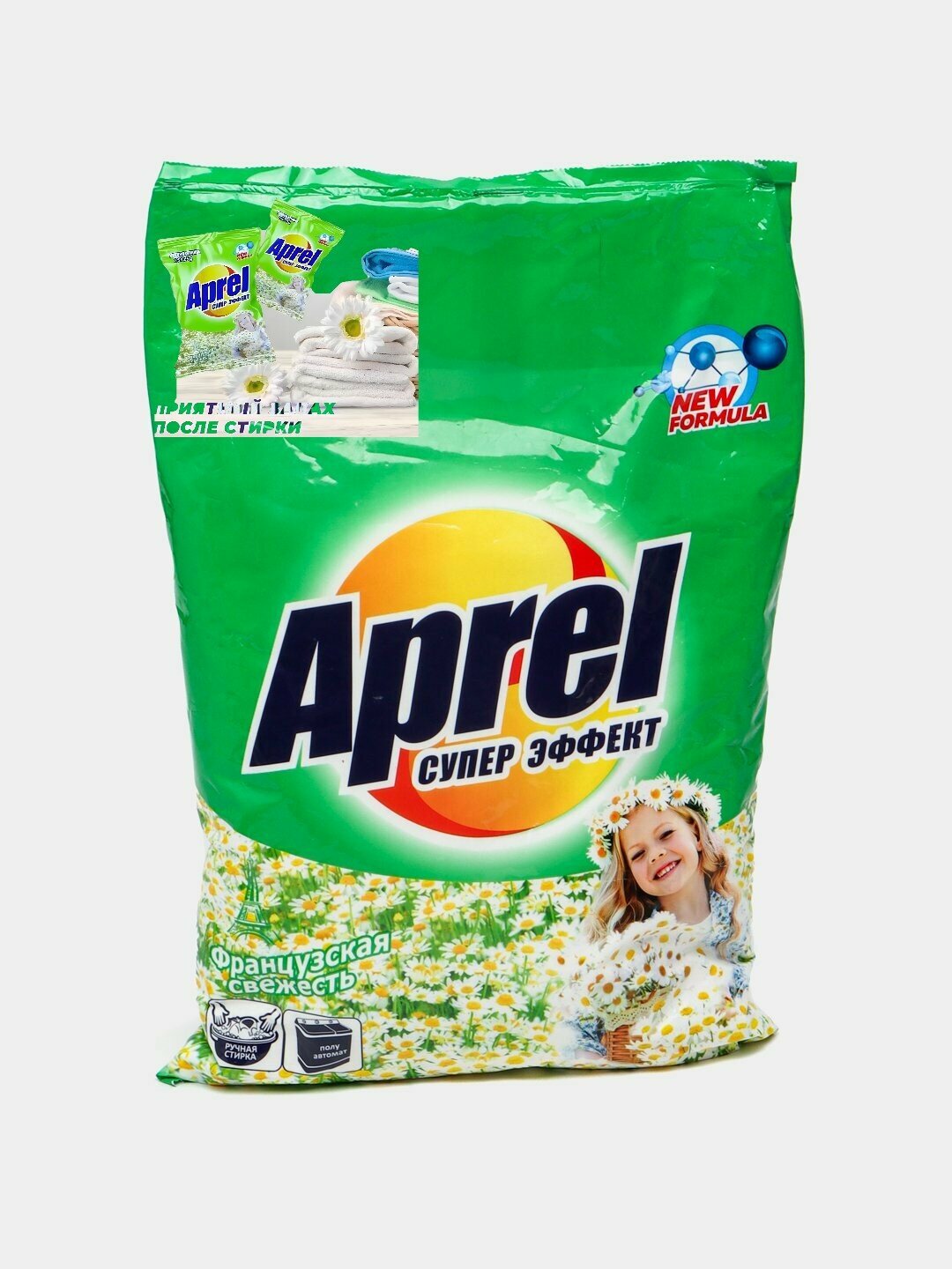 Стиральный порошок Апрель 3kg "Французская Орхидея", для всех типов стирки, — фото 1