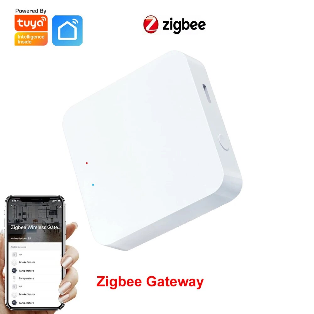 Шлюз Tuya Zigbee 3.0/многорежимный шлюз-концентратор Умный дом Беспроводной мост Приложение Smart Life Дистанционное управление Устройство домашней автоматизации, Zigbee gateway, Другой