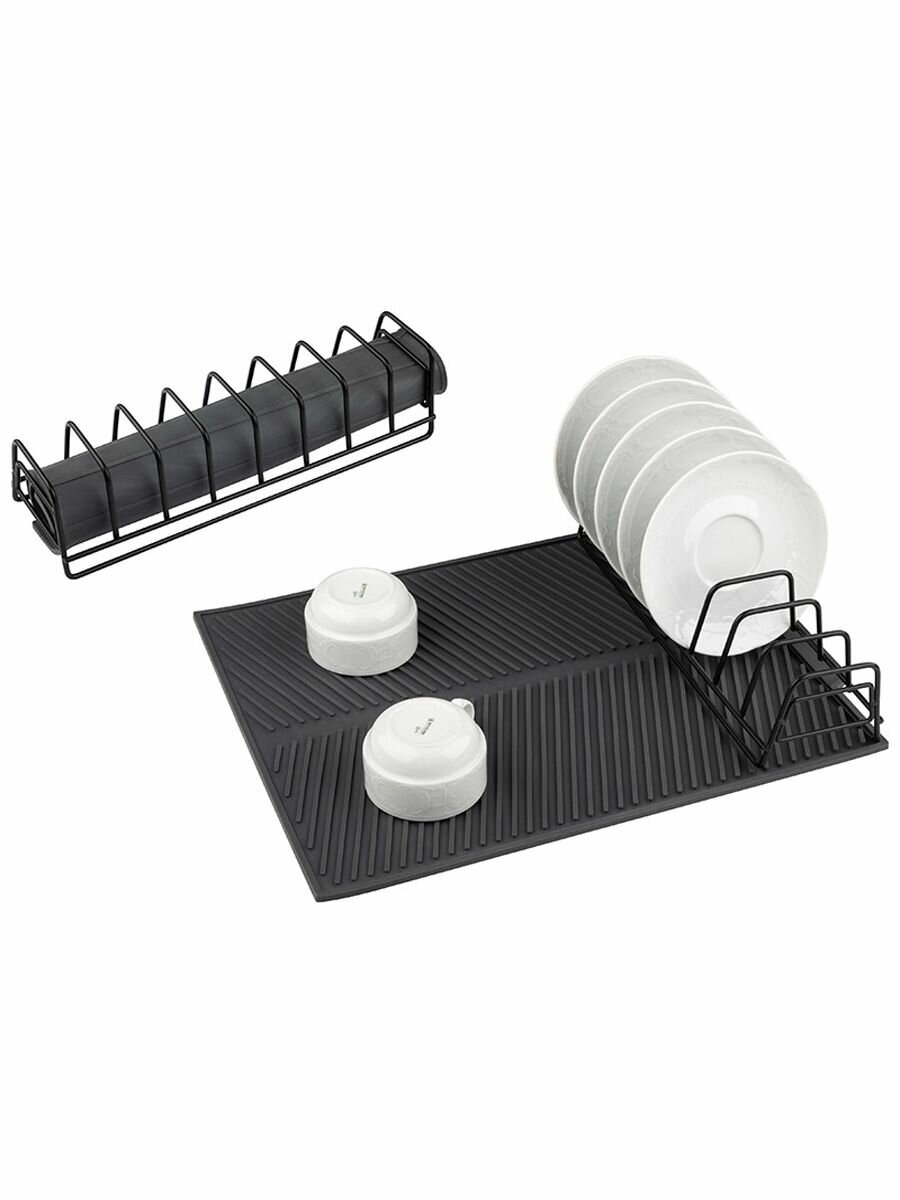 Сушилка для посуды IDEA, 8 секций, 43*33 см 109743