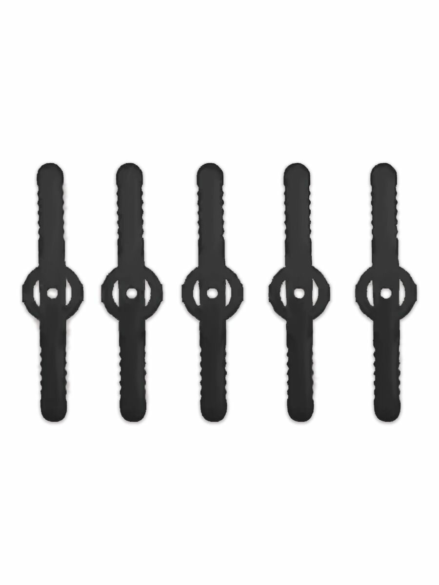 Пластиковые ножи для триммера DESOON DSTR21, 5 шт, длина 15 см — фото 1