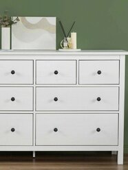 Комод Askona (Аскона) 8 ящиков Terek (Терек) Белый, 160*096*050